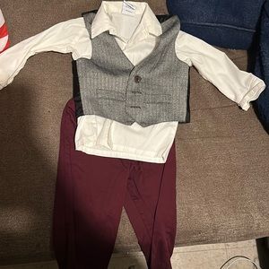 3 piece toddler boys suit